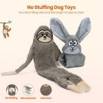 Stuffed-Free Crinkle Interactive Dog Toys