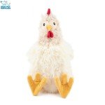 Interactive Chicken Crinkle Plush Dog Toy for All Ages