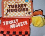 Bark Box Turkey Nuggies Squeaker Dog Toy