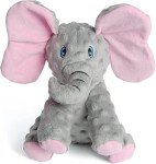 Cute Squeaky Crinkle Elephant Dog Toy