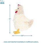 Interactive Chicken Crinkle Plush Dog Toy for All Ages