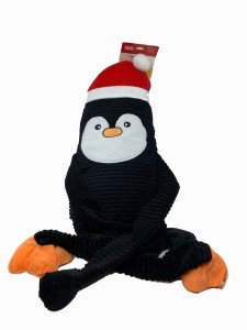ZippyPaws Jumbo Christmas Penguin Crinkle Dog Toy