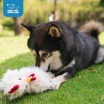 Interactive Chicken Crinkle Plush Dog Toy for All Ages