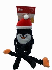 ZippyPaws Large Crinkle Penguin Dog Toy