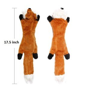 Stuffing-Free Squeaky Crinkle Dog Toys