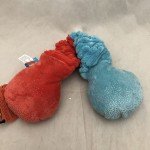 Halloween Ghouly Worm Squeaky Tug Dog Toy