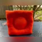 Halloween Squeaky Crinkle Plush Dog Toy Cone