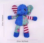 Interactive Plush Elephant Dog Toy with Squeaker