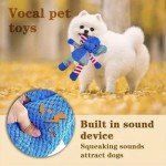 Interactive Plush Elephant Dog Toy with Squeaker