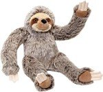 Large 15-Inch Tico Sloth Plush Dog Toy