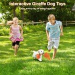 Durable Squeaky Giraffe Chew Dog Toy