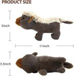 Indestructible Squeaky Plush Toys for Aggressive Chewers