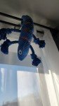 Blue Plush Rope Dog Toy - Durable & Fun