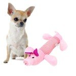 3-Pack Durable Plush Dog Squeaky Chew Toys
