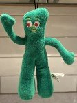 Durable 9" Gumby Plush Dog Squeaky Toy