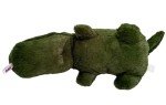 Durable Plush Alligator Dog Toy with Squeaker