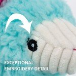 HuggleHounds Plush Squeaky Toy for Large Dogs