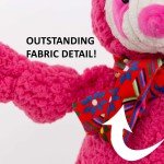 HuggleHounds Plush Squeaky Toy for Large Dogs