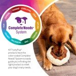TrustyPup Tough Chocolate Donut Plush Dog Toy