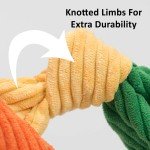 HuggleHounds Plush Squeaky Toy for Large Dogs