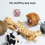 Nocciola 5 Pack Crinkle Squeaky Dog Toys