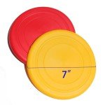2 Pack Rubber Dog Frisbee Flying Disks
