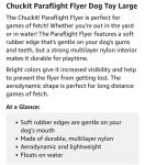 Chuckit! Paraflight Large Dog Frisbee Disc Toy