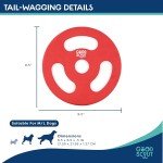 Tugg Rubber Frisbee Dog Fetch Toy for All Sizes
