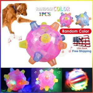 LED Dancing Jumping Ball Toy for Dogs