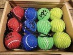 Colorful Tennis Balls for Dogs - Pack of 12