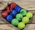 Colorful Tennis Balls for Dogs - Pack of 12