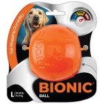 Bionic Orange Dog Toy Ball for Heavy Chewers