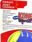 KONG Squeezz Medium Blue Fetch Balls - 3 Pack