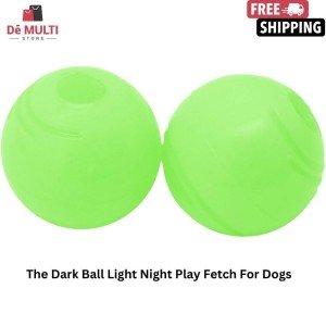 Glow-in-the-Dark Fetch Balls for Dogs - 2 Pack