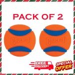 Chuckit! Ultra Ball Dog Toy - Medium Pack of 2