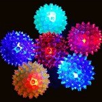 Glow-in-the-Dark Squeaky Bounce Balls for Pets