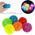 Glow-in-the-Dark Squeaky Bounce Balls for Pets