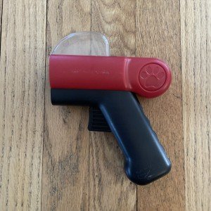 Interactive Small Dog Treat Launcher - Red Gun