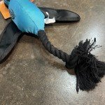 Nerf Dog Squeak Duck Launcher Toy - Blue