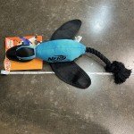 Nerf Dog Squeak Duck Launcher Toy - Blue