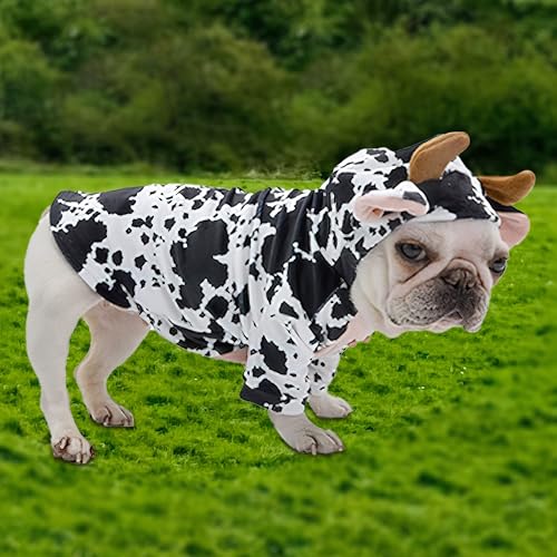 Adorable Cow Costume for Dogs - Halloween Outfit