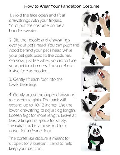 Pandaloon Funny Pet Costume for Small Pets