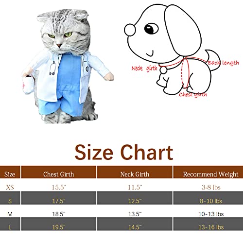 Pet Doctor Costume for Dogs and Cats
