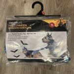 Blue Iridescent Dragon Costume for Dogs and Cats