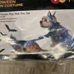 Blue Iridescent Dragon Costume for Dogs and Cats