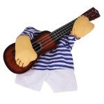 Funny Guitarist Pet Costume for Dogs and Cats