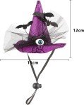 Halloween Pet Witch Hat Costumes for Dogs & Cats