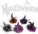Halloween Pet Witch Hat Costumes for Dogs & Cats
