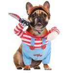 Chucky Dog Halloween Costume for Small to Medium Pets