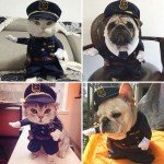 Police Costume Outfit for Dogs and Cats